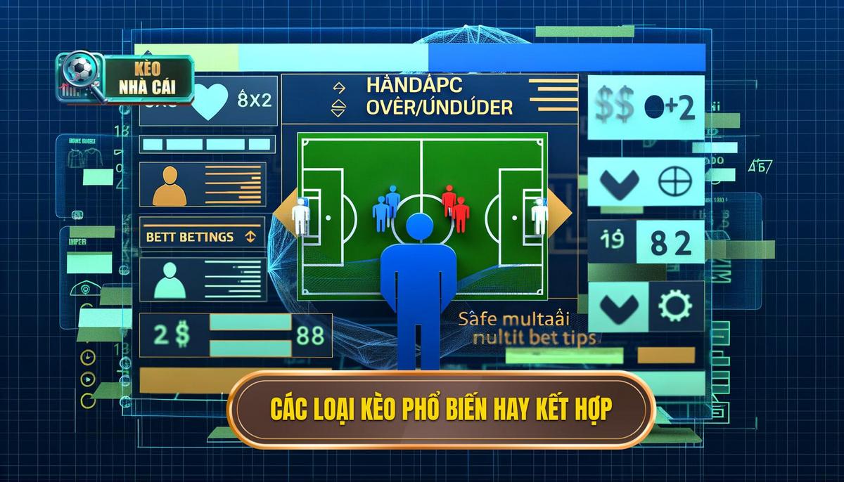 Mẹo kết hợp nhiều loại kèo an toàn cho người chơi thông minh 3 Các loại kèo phổ biến thường được kết hợp